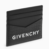 GIVENCHY BLACK 4G LEATHER CARD HOLDER WITH LOGO,BK6099K1LQ/L_GIV-001_100-U