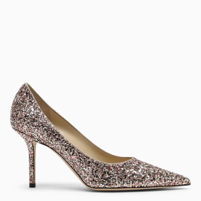 Jimmy Choo Pumps Love Pink Glittered