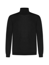 Roberto Collina Turtleneck Jumper In Nero