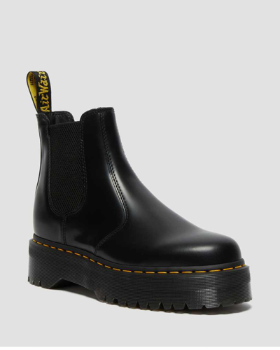 DR. MARTENS' 2976 SMOOTH LEATHER PLATFORM CHELSEA BOOTS