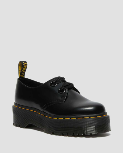 Dr. Martens' Holly Plateau Schuhe In Schwarz