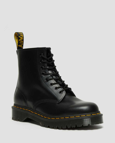 Dr. Martens' 1460 Bex Smooth Leather Platform Boots In Black