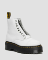 DR. MARTENS' SINCLAIR MILLED NAPPA LEATHER PLATFORM BOOTS