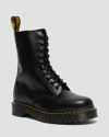 DR. MARTENS' 1490 BEX SMOOTH LEATHER MID CALF BOOTS