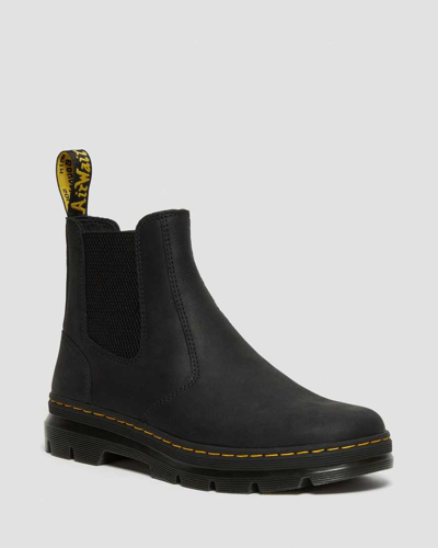 Dr. Martens' Embury Leather Casual Chelsea Boots In Black