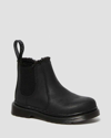 Dr. Martens' Toddler 2976 Faux Fur Lined Chelsea Boots In Schwarz
