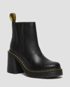 DR. MARTENS' SPENCE LEATHER FLARED HEEL CHELSEA BOOTS