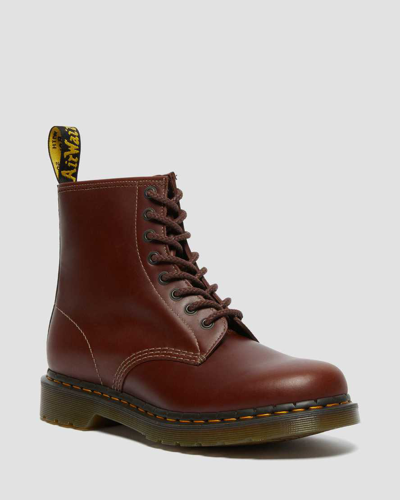 Dr. Martens Dr.martens Smooth Boots In Cherry Color Leather In Red