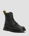 Dr. Martens Tarik 8 Eyelet Leather And Mesh Boots In Schwarz