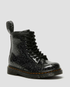 DR. MARTENS' TODDLER 1460 GLITTER LACE UP BOOTS