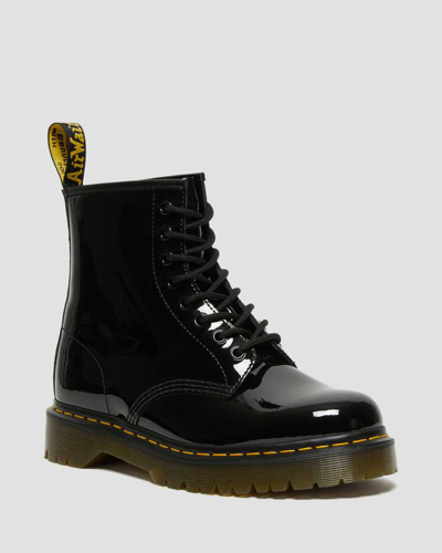 Dr. Martens' 1460 Leather Boots Black Patent Lamper