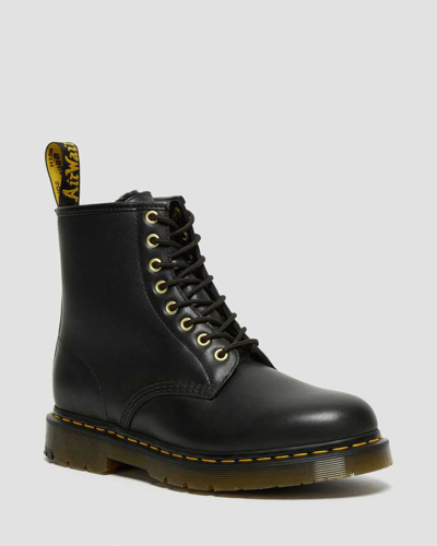 Dr. Martens' Dr.martens 1460 Nappa Lace-up Combat Boots In Schwarz