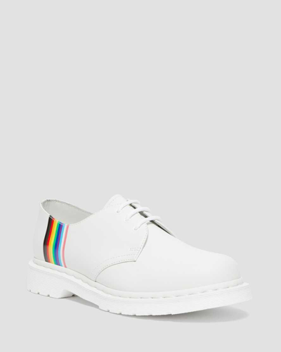 Dr. Martens 1461 For Pride Smooth Leather Oxford Shoes In White