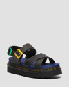 DR. MARTENS' WOMEN'S VOSS II COLORBLOCK HYDRO LEATHER STRAP SANDALS