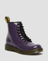 DR. MARTENS' JUNIOR'S 1460 PATENT LEATHER LACE UP BOOTS