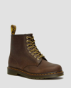 DR. MARTENS' 1460 CRAZY HORSE LEATHER LACE UP BOOTS