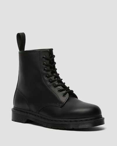 DR. MARTENS' 1460 MONO SMOOTH LEATHER LACE UP BOOTS