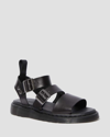 Dr. Martens' Gryphon Brando Strappy Sandals In Schwarz