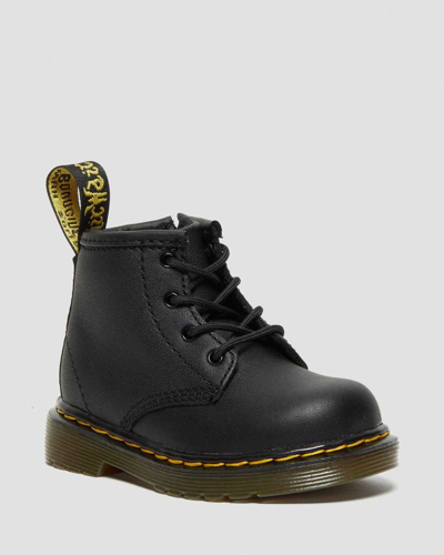 Dr. Martens' Infant 1460 Softy T Leather Lace Up Boots In Black