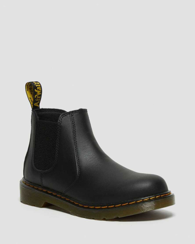 Dr. Martens' Youth 2976 Softy T Leather Chelsea Boots In Black