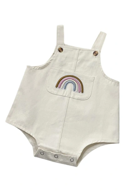 Ashmi And Co Babies' Charlie Cotton Overalls In White