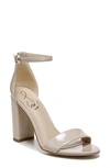 Sam Edelman Women's Yaro Almond Toe Gold High Heel Sandals In Beige