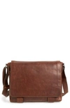 Frye 'logan' Messenger Bag - Brown In Antique Cognac