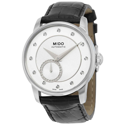 Mido Baroncelli Ii Automatic Diamond Ladies Watch M007.228.16.036.00 In Black / Silver