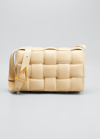 Bottega Veneta Padded Cassette Crossbody Bag In Porridge