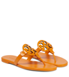 TORY BURCH MILLER SOFT LEATHER SANDALS