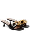 Stella Mccartney Falabella Chain-embellished 50mm Mules In Black