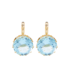 ILEANA MAKRI 18KT GOLD EARRINGS WITH TOPAZ