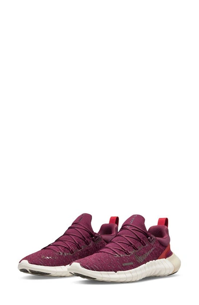 Nike Free Rn 5.0 2021 Running Shoe In Dark Beetroot/ Mahogany