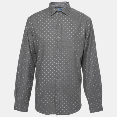 Pre-owned Polo Ralph Lauren Grey Cotton Long Sleeve Button Front Shirt Xl