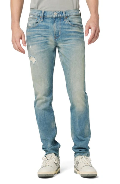 Hudson Blake Slim Straight Fit Stretch Organic Cotton Jeans In Division