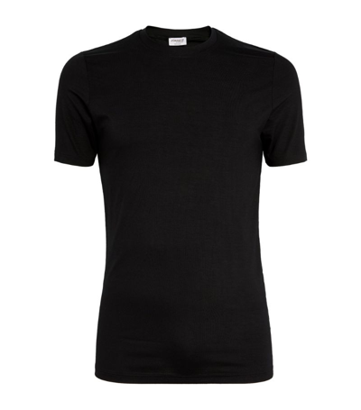 Zimmerli Stretch-modal Pureness T-shirt In Black