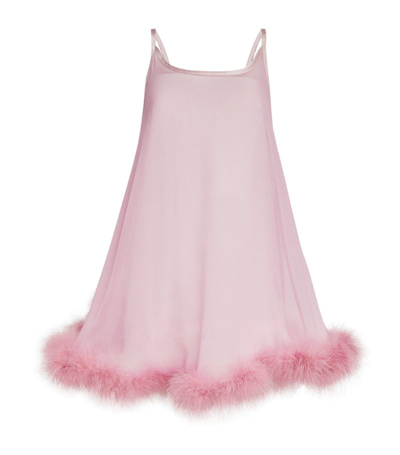 Gilda & Pearl Diana Babydoll Dress In Pink