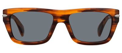 Rag & Bone Rnb5025/g/s 02ok Flat Top Sunglasses In Grey