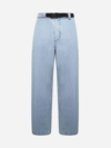 MONCLER GENIUS BLEACHED JEANS