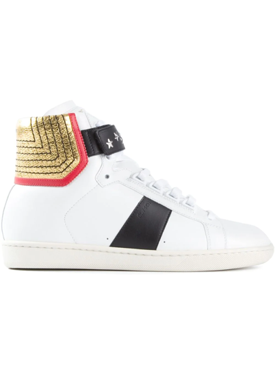 Saint Laurent 'court Classic' Sneakers In White