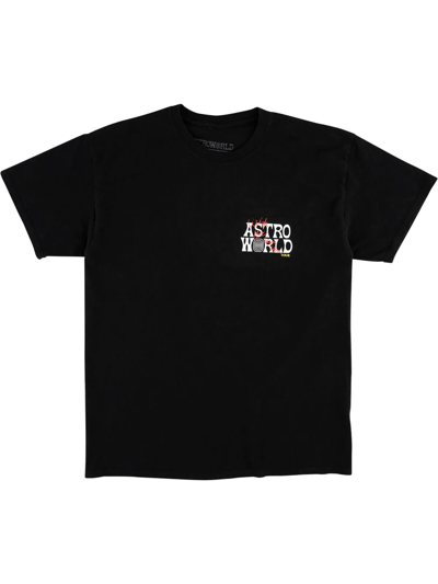 Travis Scott Astroworld Tour Logo T-shirt In Black