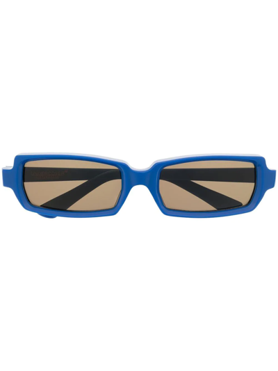 Undercover Rectangular-frame Sunglasses In Blau