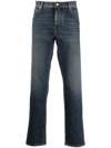 INCOTEX FADED STRAIGHT-LEG JEANS