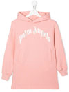 PALM ANGELS LOGO PULLOVER HOODIE