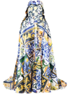 ISABEL SANCHIS ALTAMODA PATTERNED BALL GOWN
