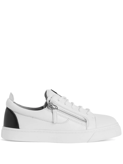 Giuseppe Zanotti Nicki Contrast-panel Sneakers In White