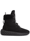 Giuseppe Zanotti Urchin High-top Sneakers In Black