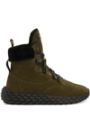 GIUSEPPE ZANOTTI URCHIN HIGH-TOP SNEAKER BOOTS