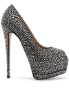 GIUSEPPE ZANOTTI SHARON 140MM RHINESTONE-EMBELLISHED HEELS