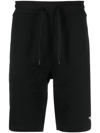 The North Face Embroidered-logo Knee-length Shorts In Black